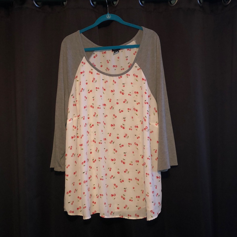 Torrid Cherry blouse